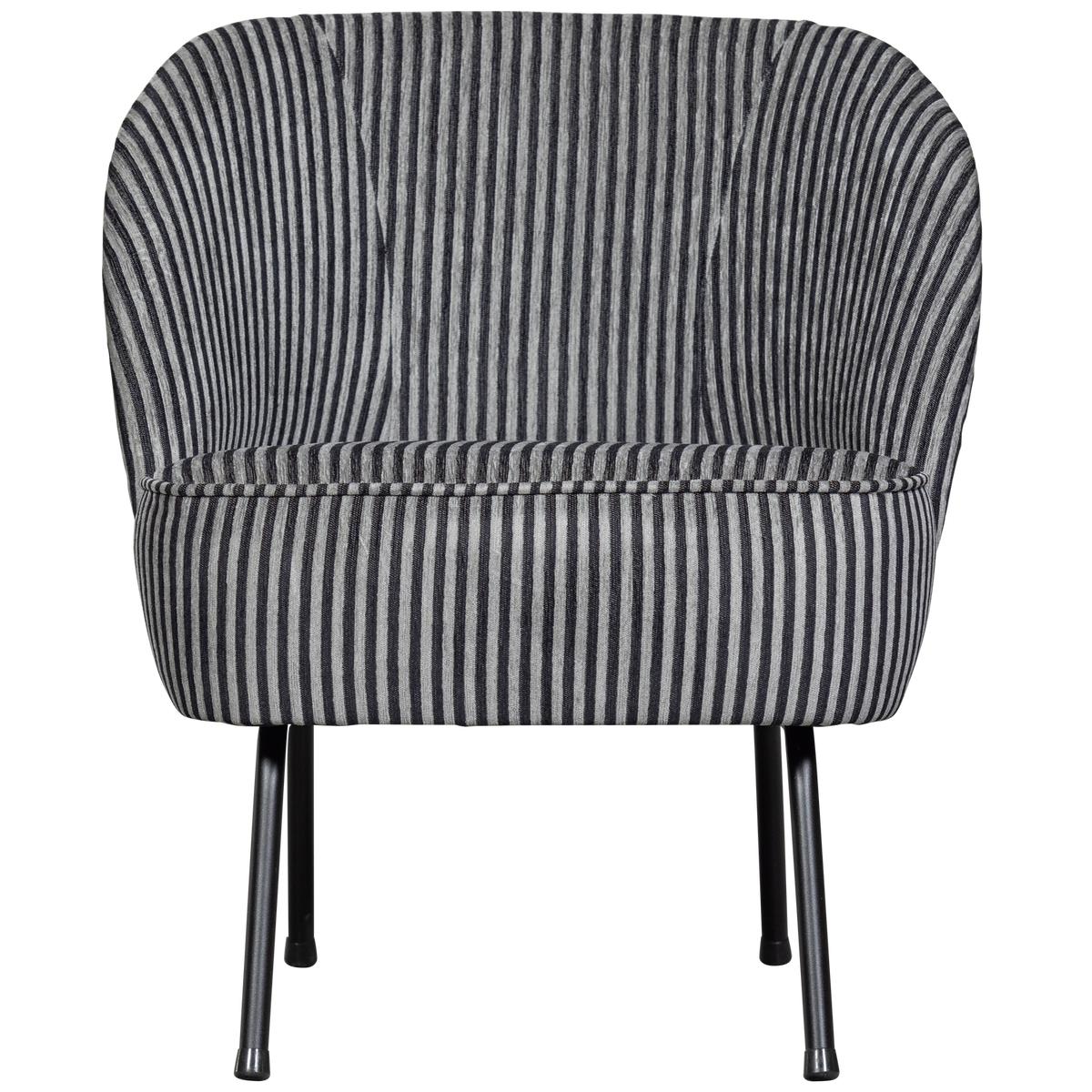 WOOOD fauteuil 3D Vogue - Streep - Midden Bruin
