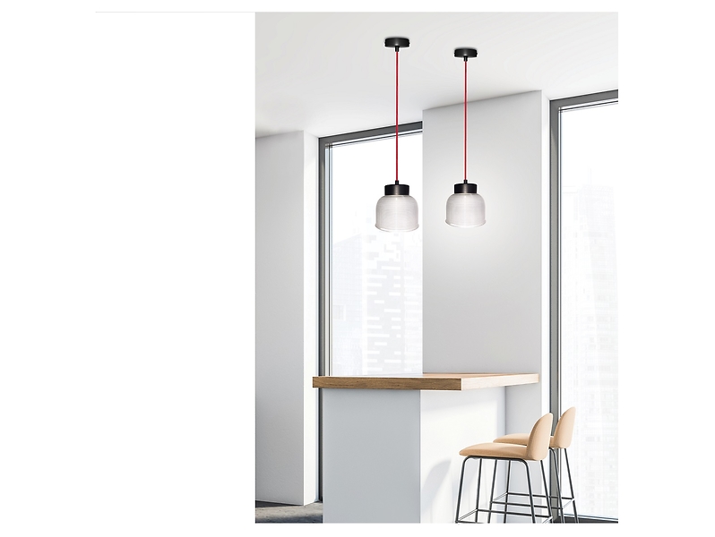 Lampa wisząca Liverpool I metalowa czarna