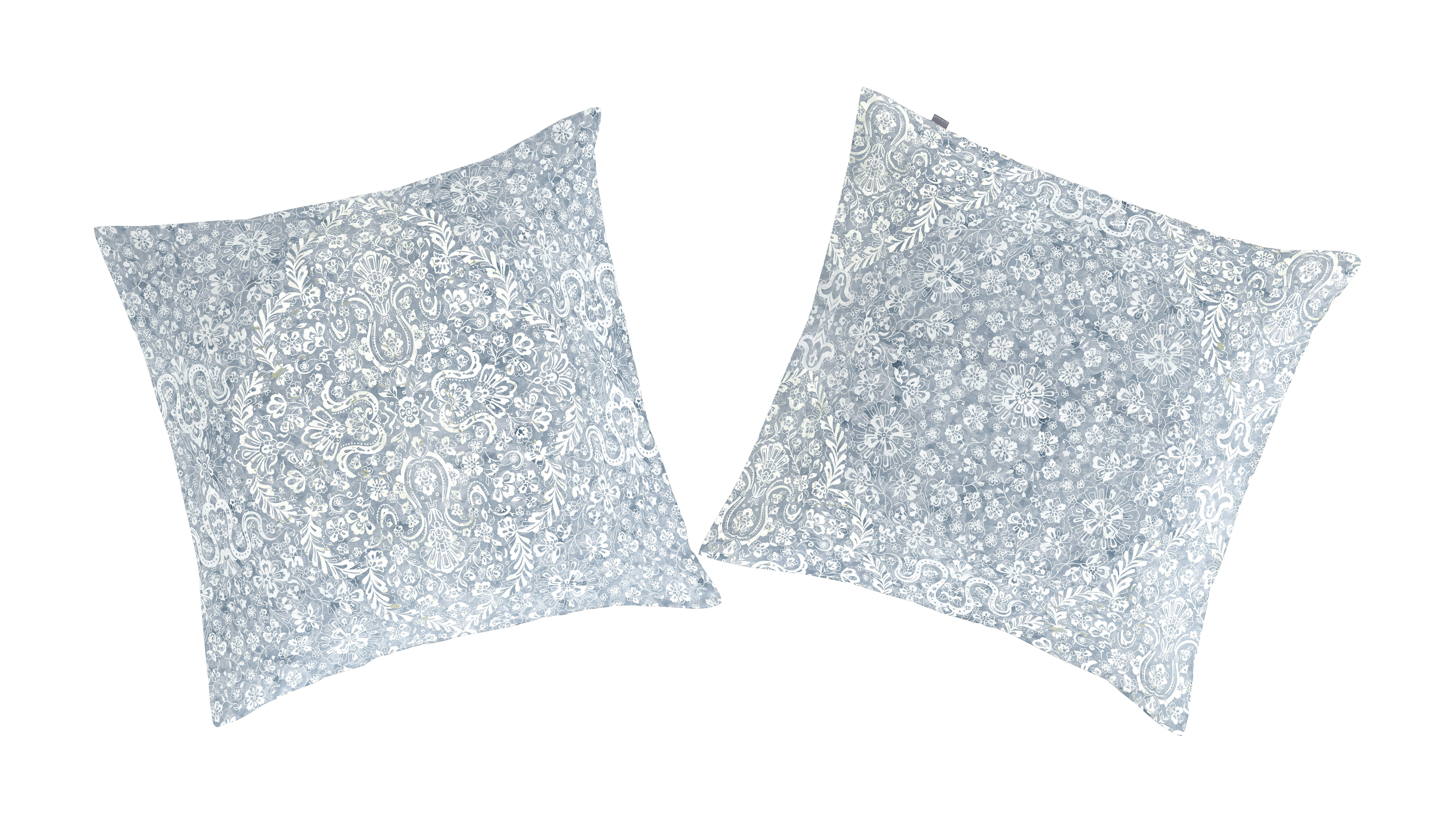 NANGA TO - 2 taies d'oreiller en coton bicolore 65x65