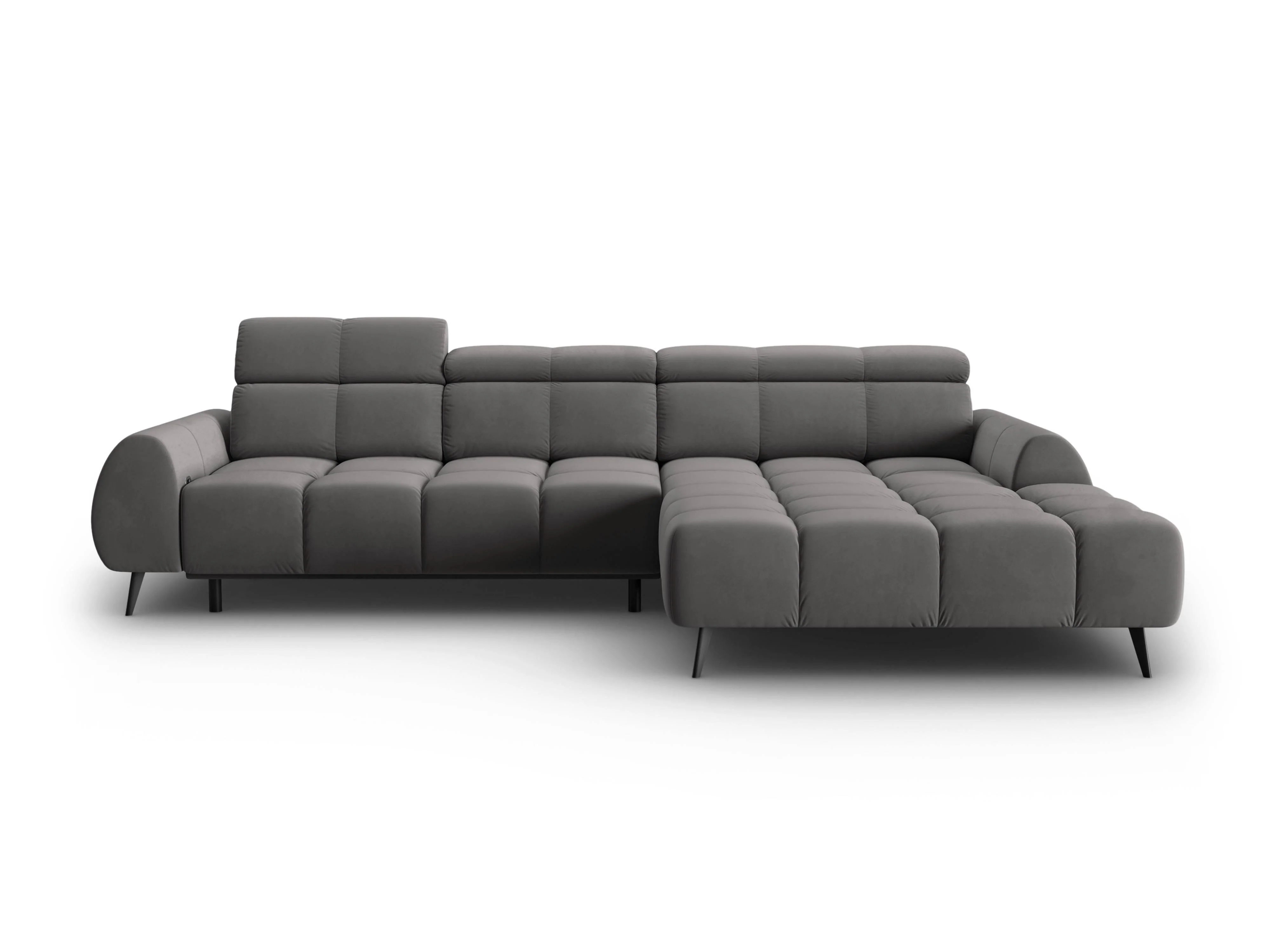 4-zits hoekbank Alyse velvet rechts