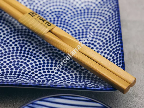 Zestaw do sushi dla 2 osób (4 el.) z pałeczkami Tokyo Design Studio - Nippon Blue 17991