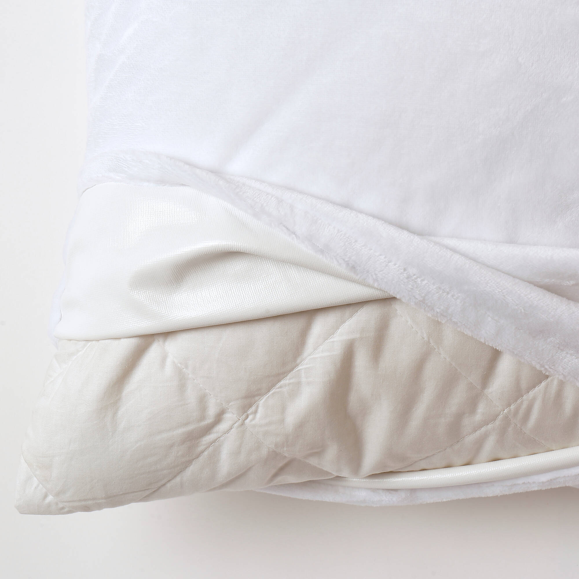 Sous-taie protège-oreiller micropolaire imperméable