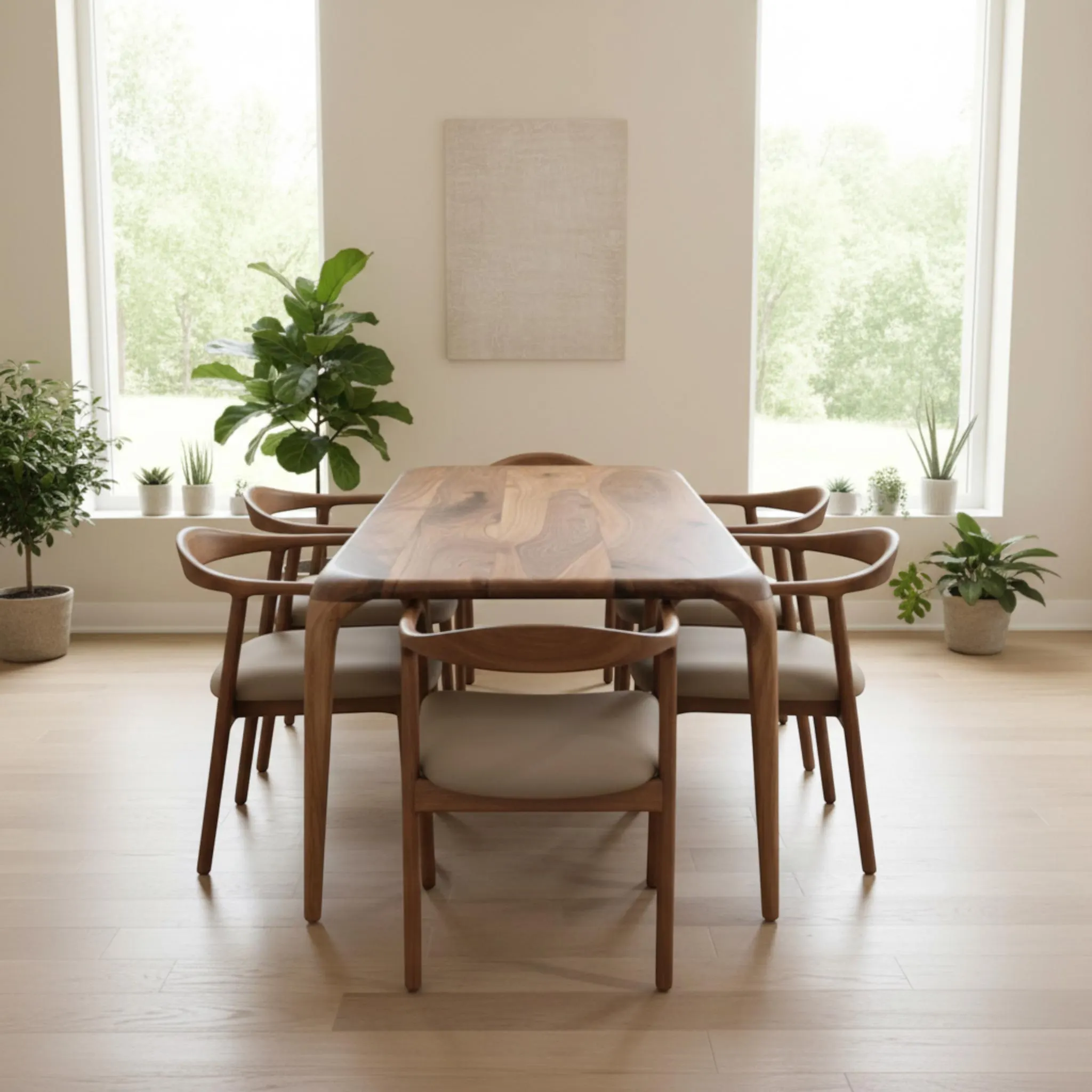Walnut Table, Living Room Tables, Modern Dining Table, Wooden Kitchen Furniture