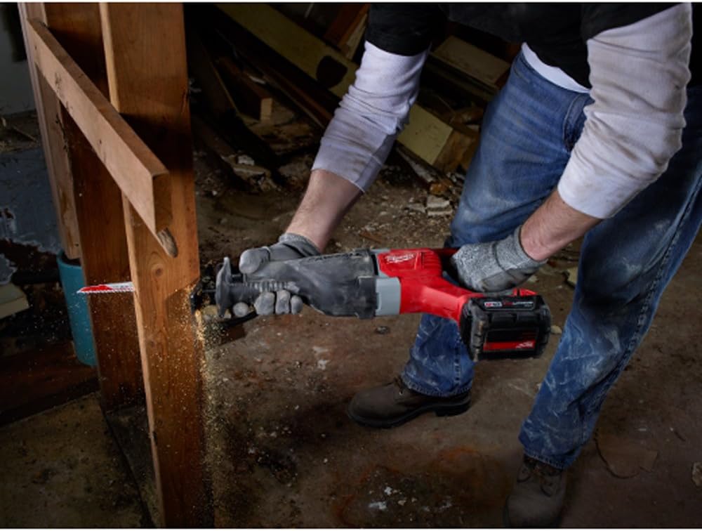 2621-20 M18 18V Lithium Ion Cordless Sawzall 3,000RPM Reciprocating Saw with Quik Lok Blade Clamp and All Metal Gearbox (Bare Tool)(2621-22)