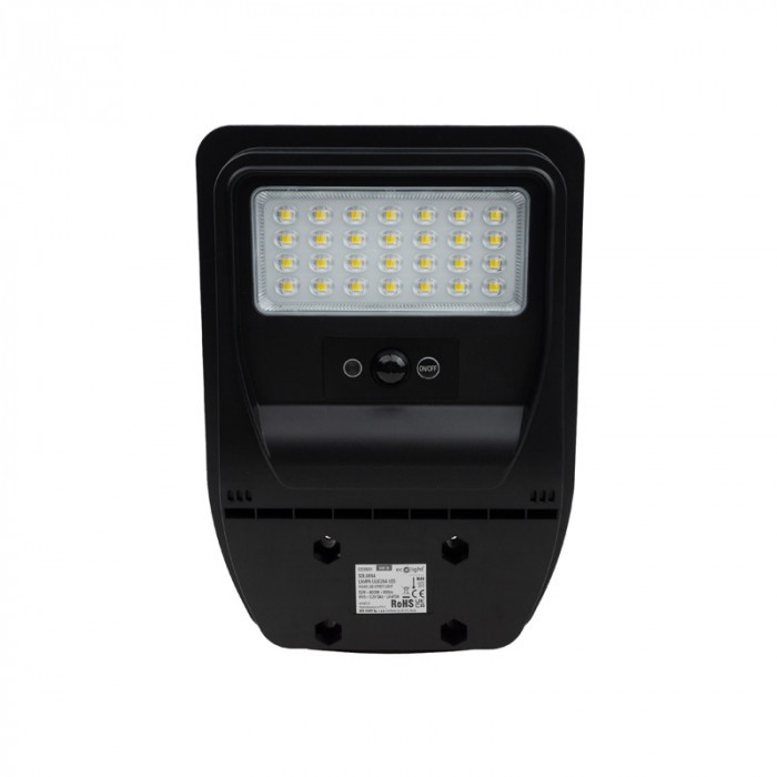Solarna Lampa Uliczna 50W 800lm 4000K akumulator 5Ah PILOT Ecolight EC20681