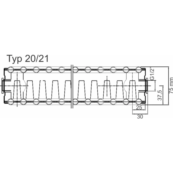 Heizkörper, »Typ 21«, LxB: 70x55 cm, weiß