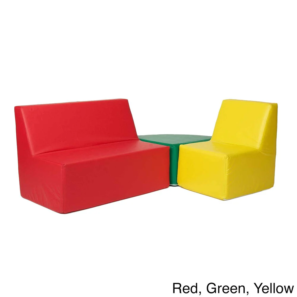 Foamnasium Straight Back Seating Group Kid's Chair and Sofa