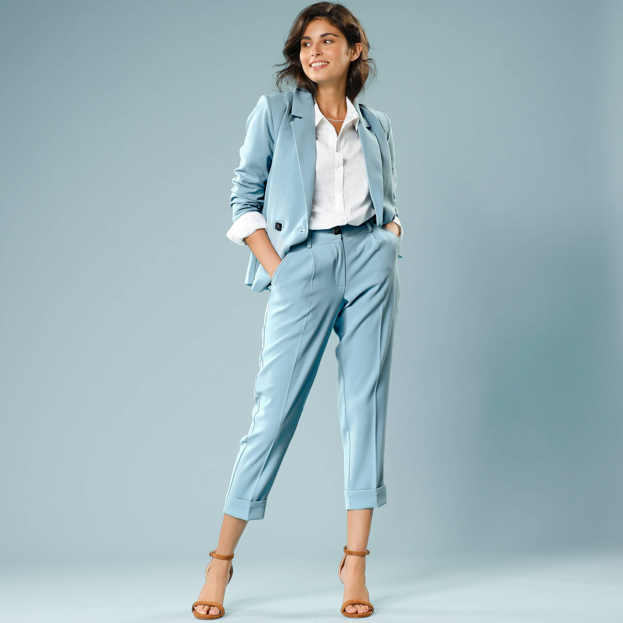 Pantalon 7/8ème fuselé, Spécial Petites