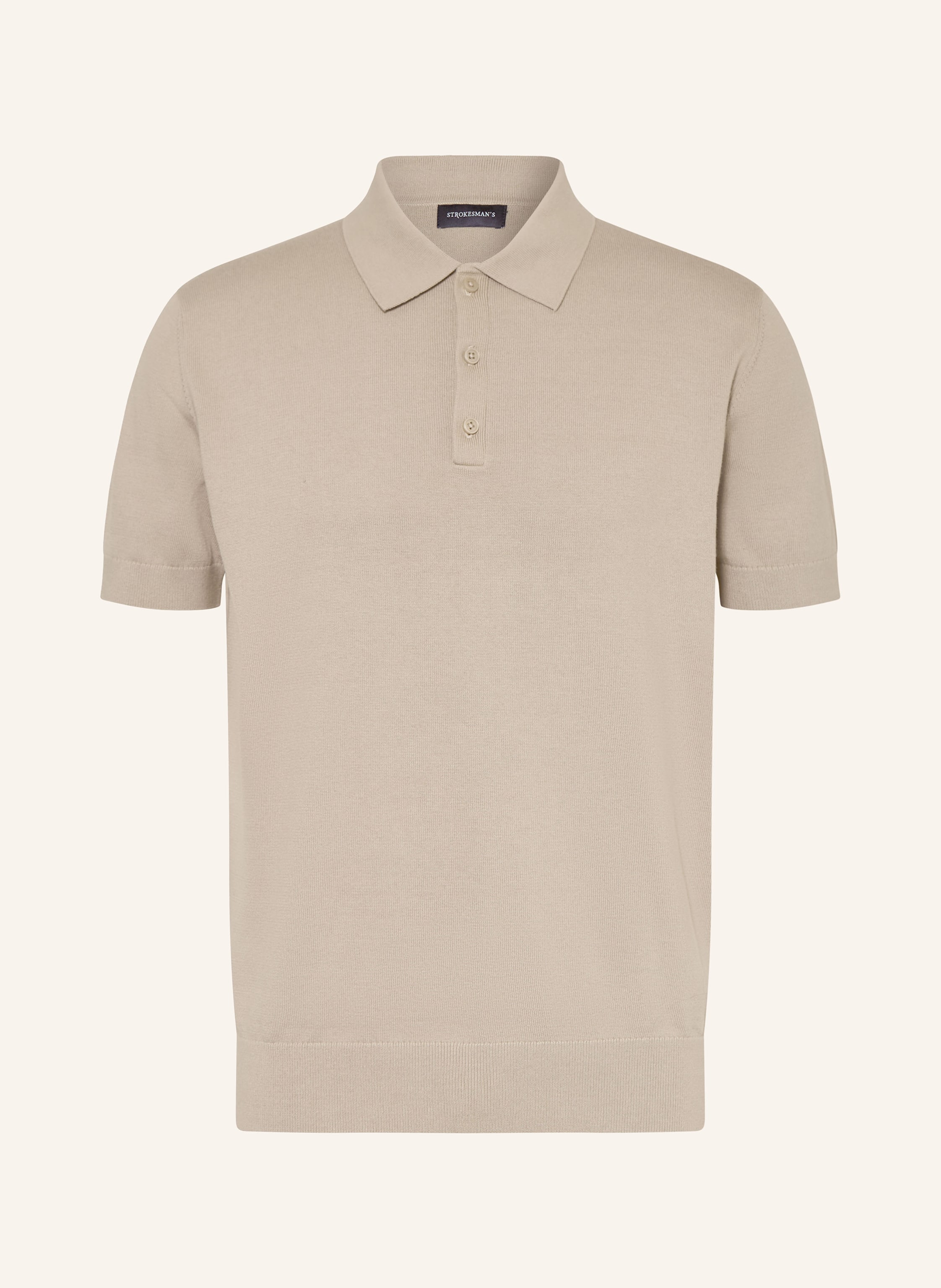 STROKESMAN'S Strick-Poloshirt