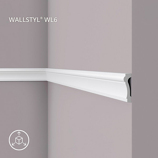 Cimaise NMC WALLSTYL WL6 Moulure décorative Encadrement de porte