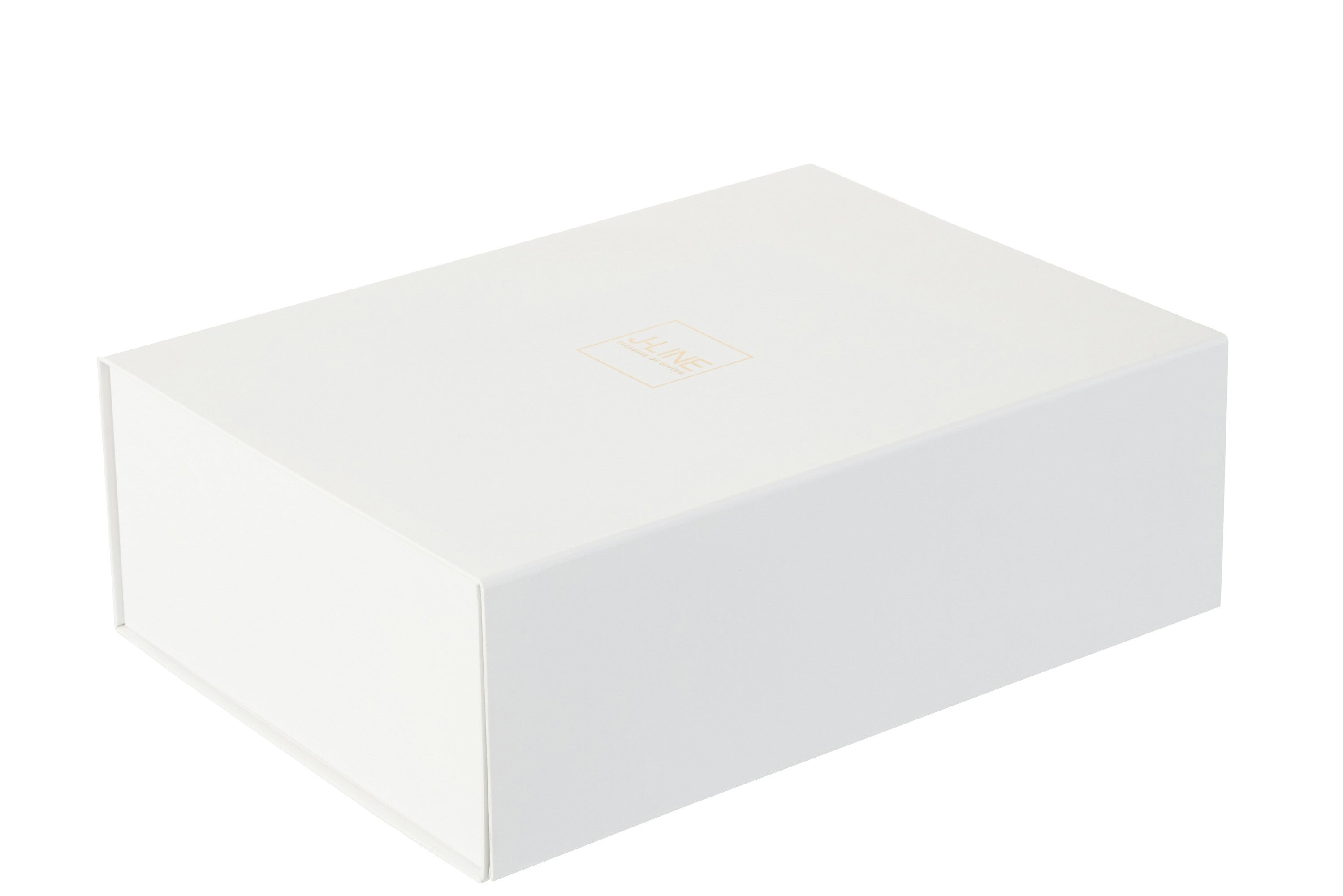 J-Line geschenkdoos - papier - wit - large