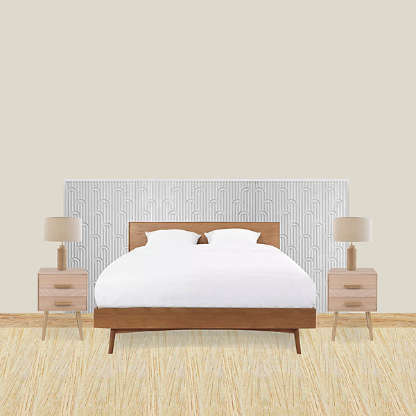 Kit tête de lit DIY Panneaux muraux W212 VALLEY LOOP Orac Decor - Revêtement mur