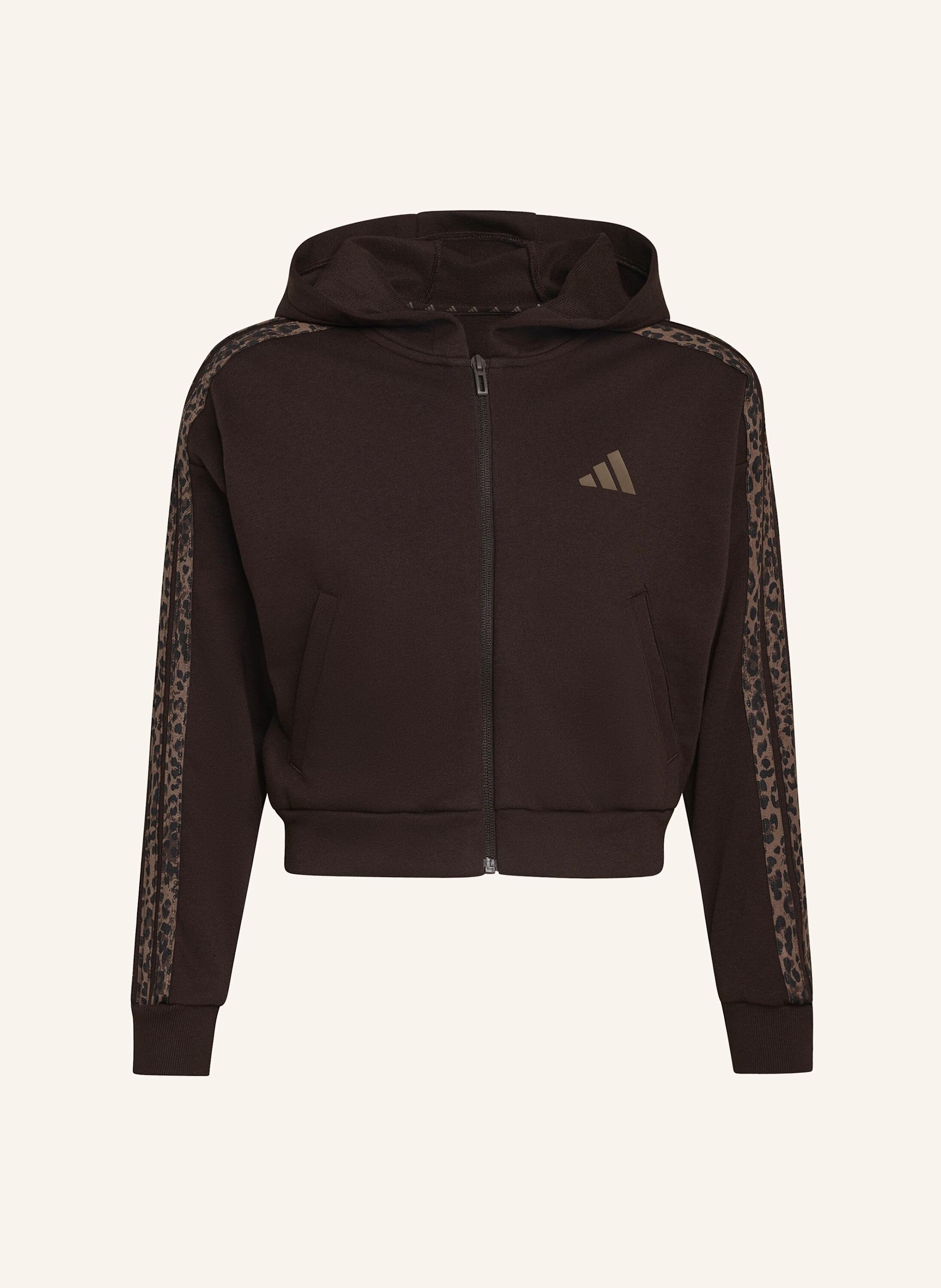 adidas SEASONALS ANIMAL KAPUZENJACKE, DURCHGEHENDER REISSVERSCHLUSS