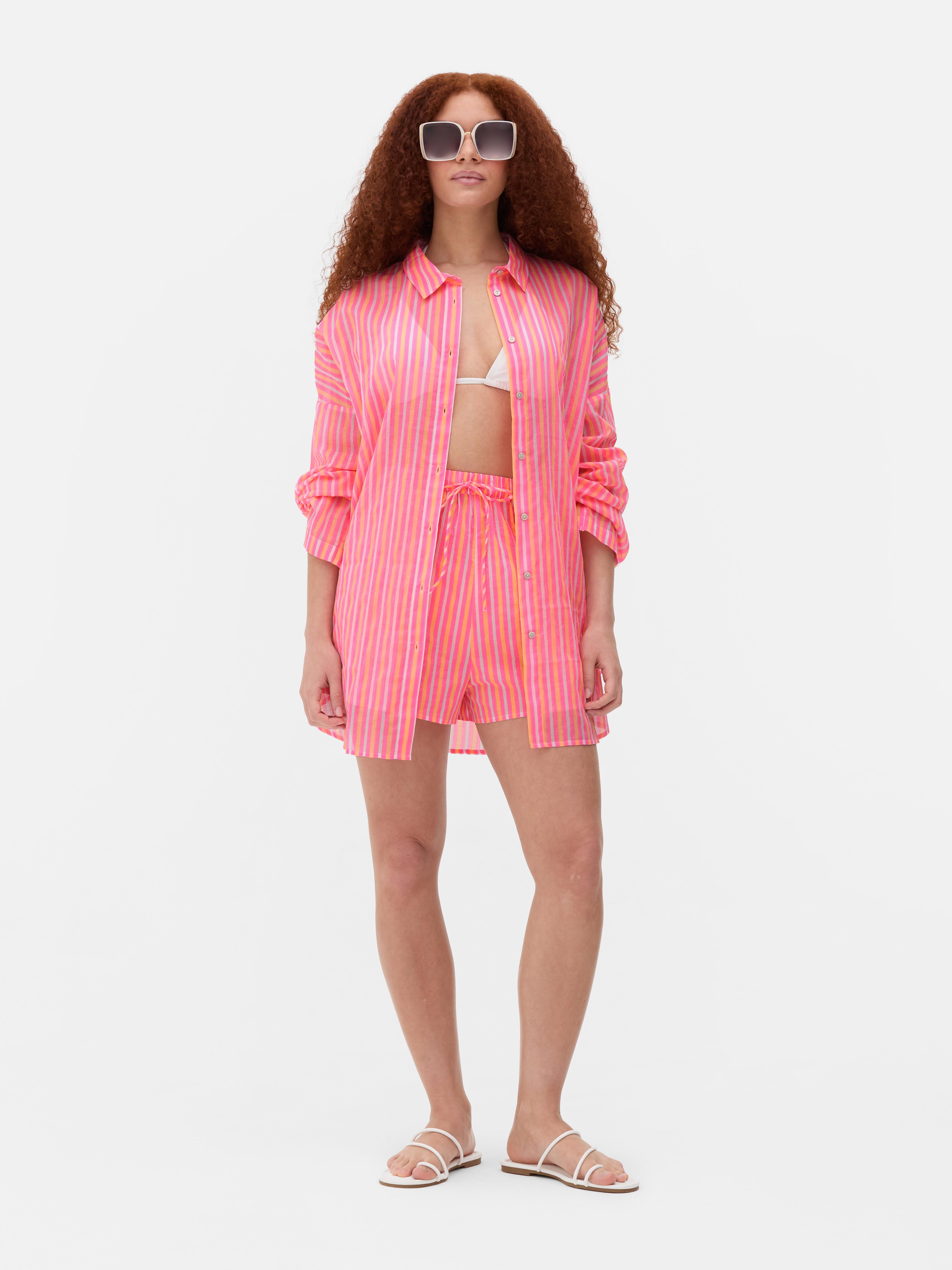 Relaxed Printed Beach Shirt