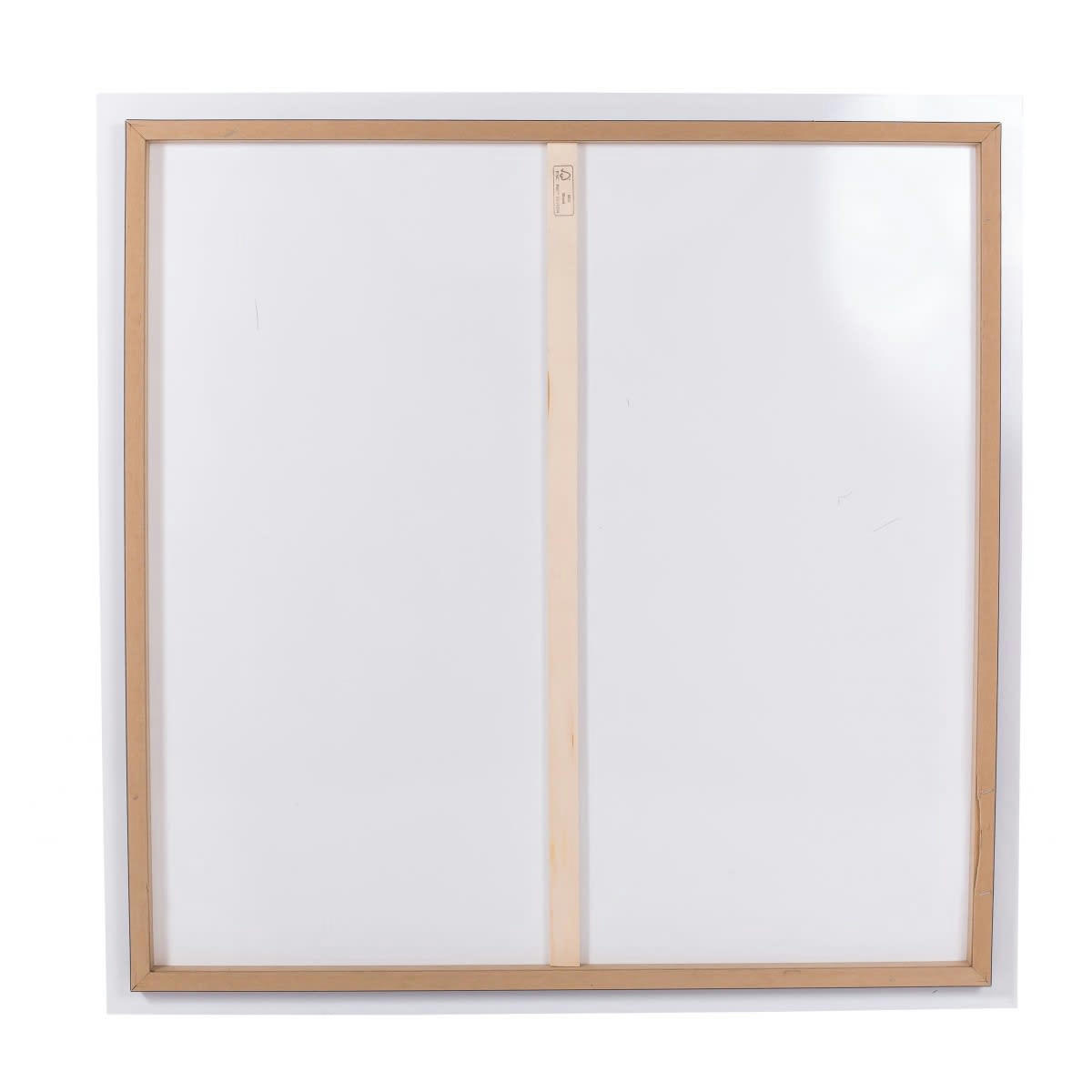 PLAGE - Tableau sur verre synthétique Barque Bleue 90x90 cm