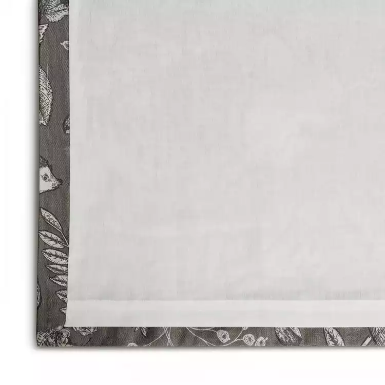 Habitat Forest Eyelet Curtains - Grey - 117x137cm