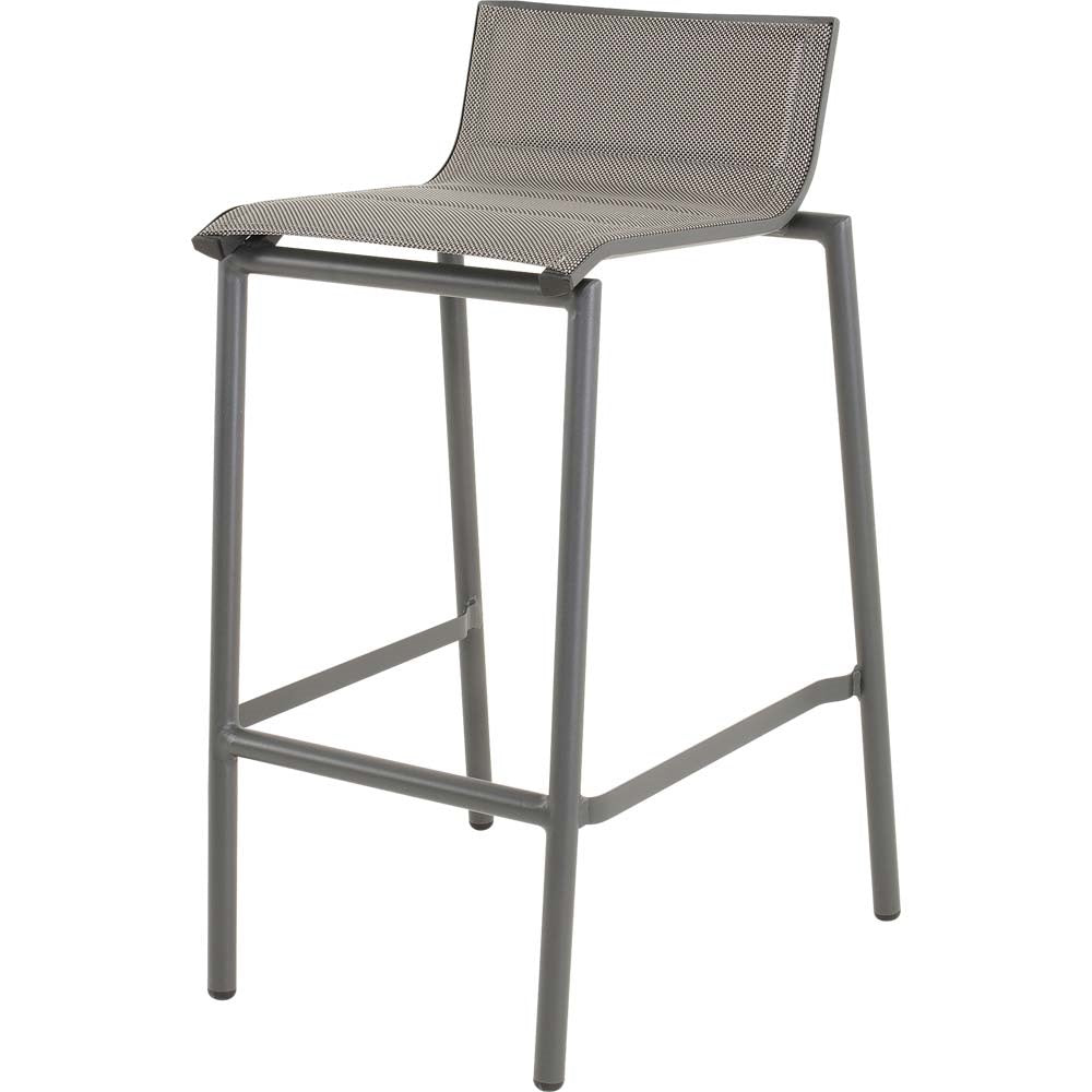 Lesli Living bistrostoel Milazzo - antraciet - 52x54x89cm - set van 4