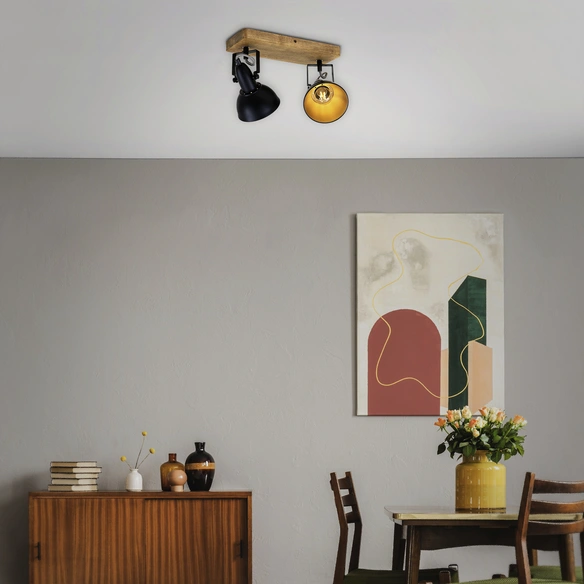Spotstrahler »BARNIM«, Länge: 28 cm, Höhe: 15,7 cm, schwarz