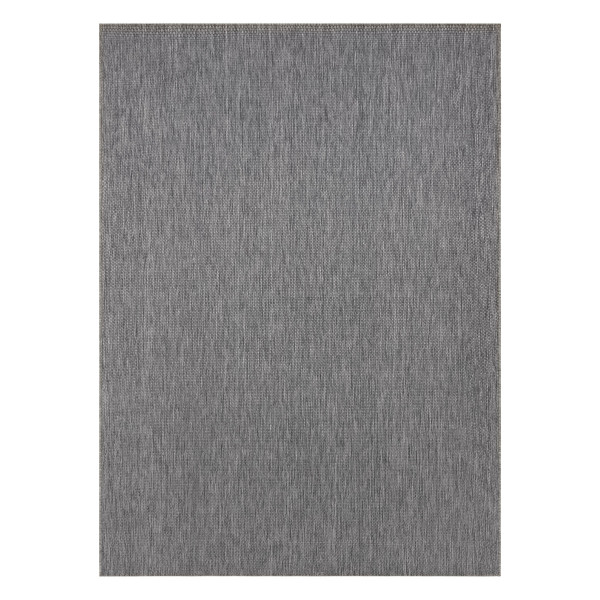 Dywan SZNURKOWY SIZAL FLAT 48663/920 antracyt GŁADKI 80x150 cm