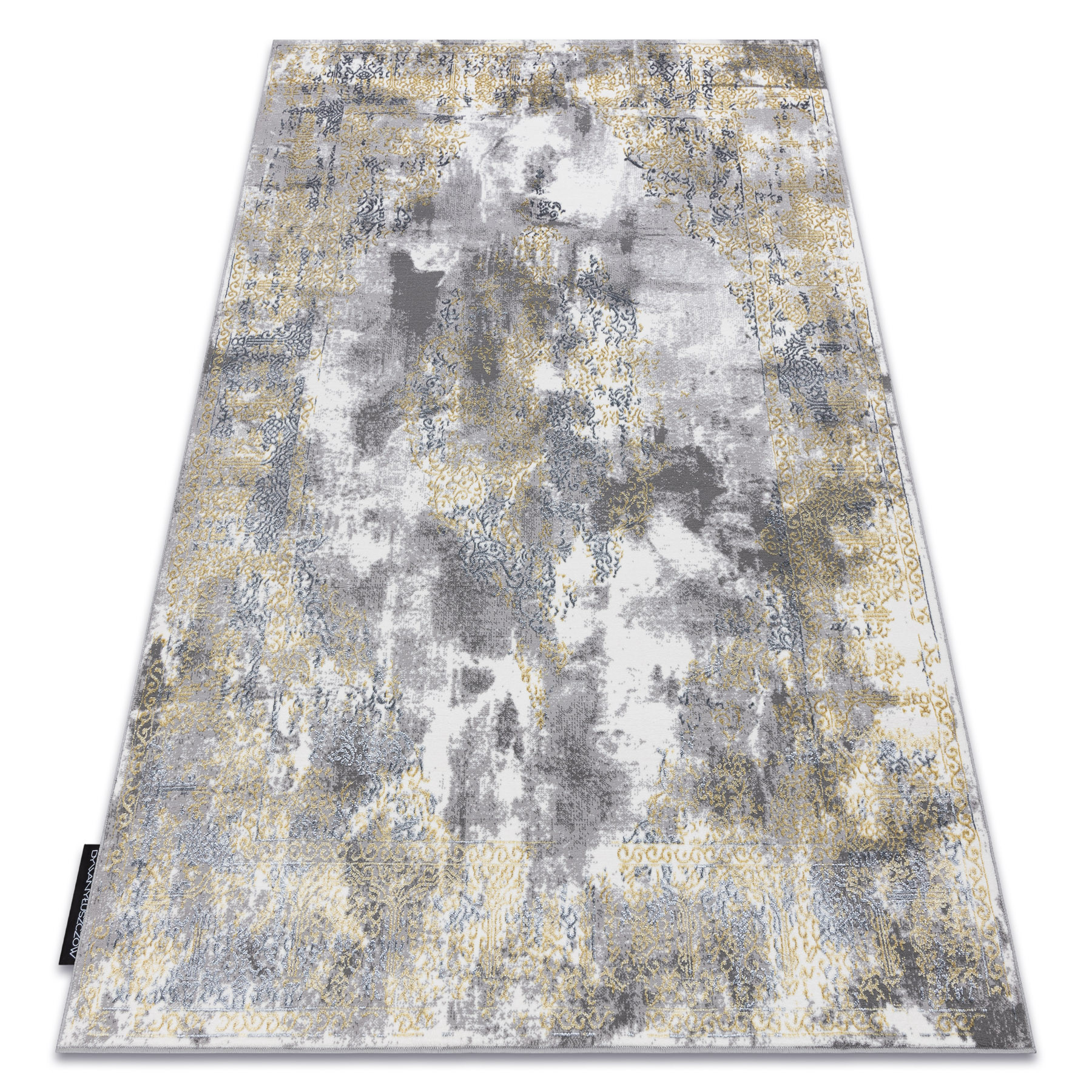 Dywan DE LUXE nowoczesny 6754 Ornament vintage przecierany - 120x170 cm
