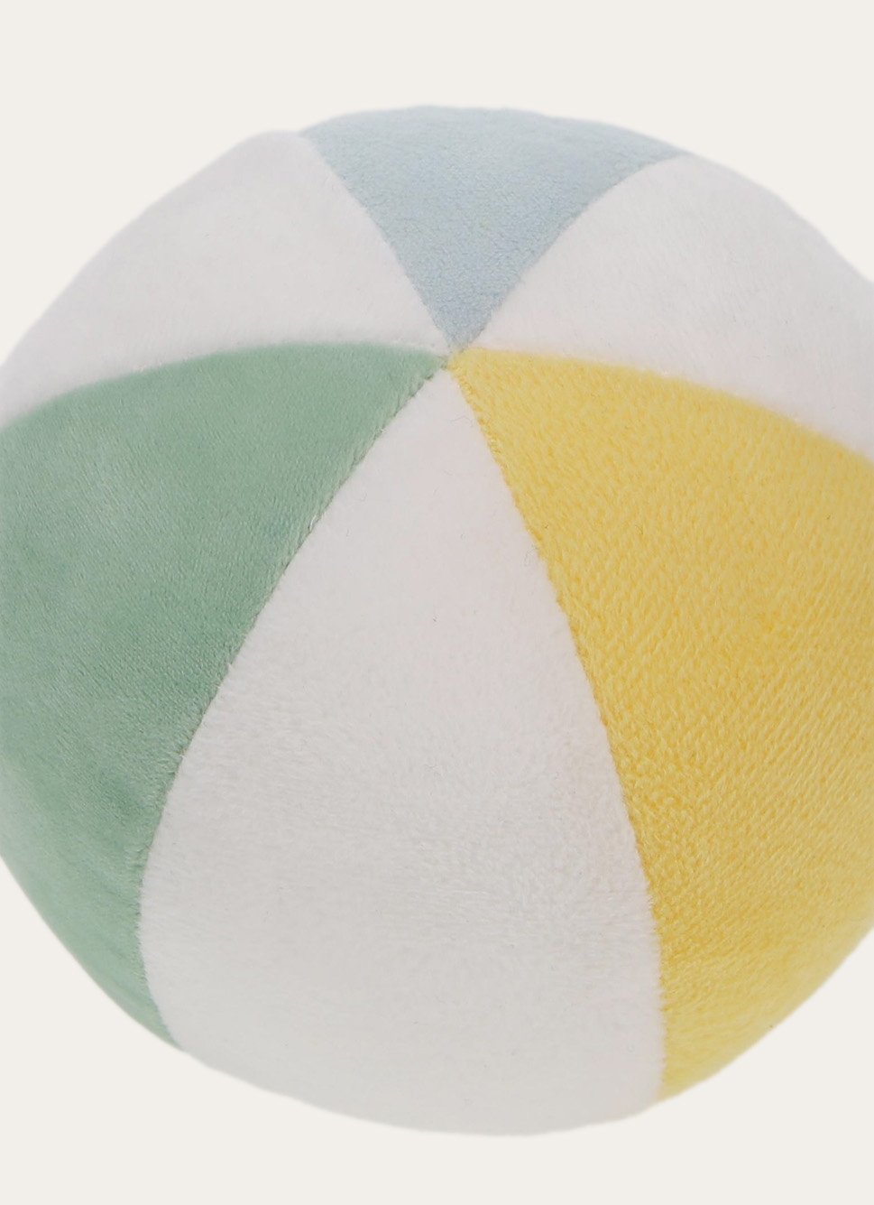 BALLON EN TISSU AVEC GRELOT MULTICOLORE