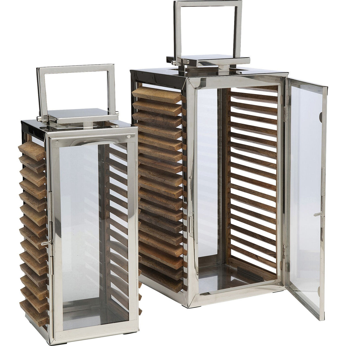 Kare Design Lantaarn Lamella (2/set)
