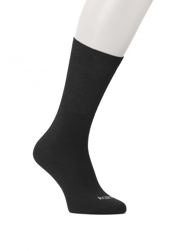 Black cashmere blend socks