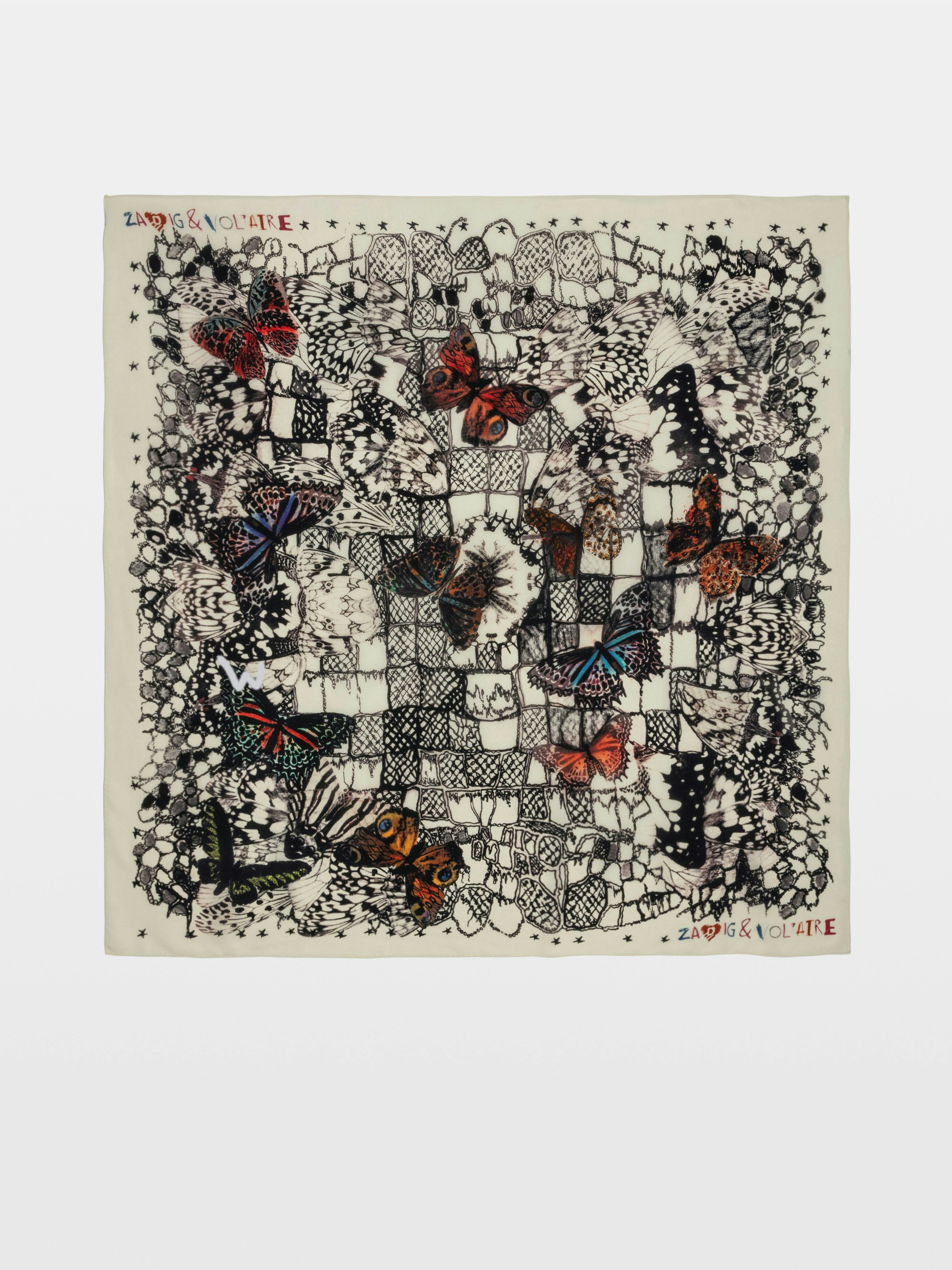 Foulard Blondie Butterfly Lace 130