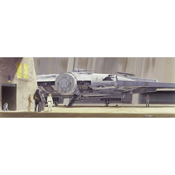 Papiertapete »Classic RMQ MilleniumFalcon«, Breite: 368 cm, inkl. Kleister