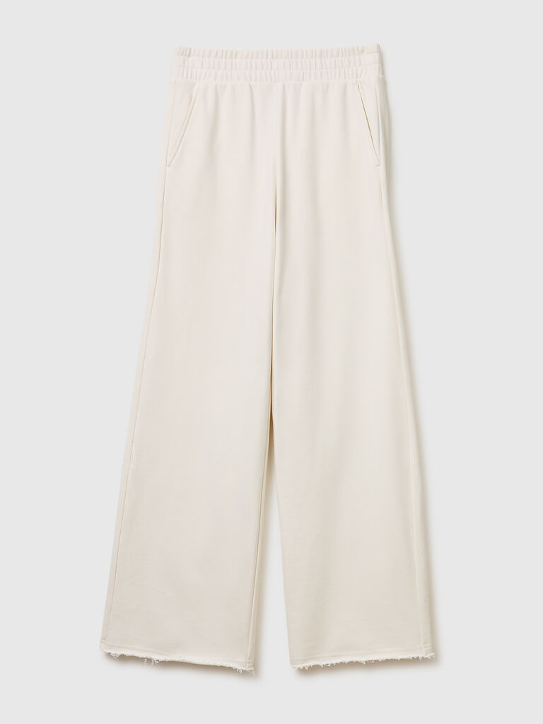 Wide-leg sweatpants
