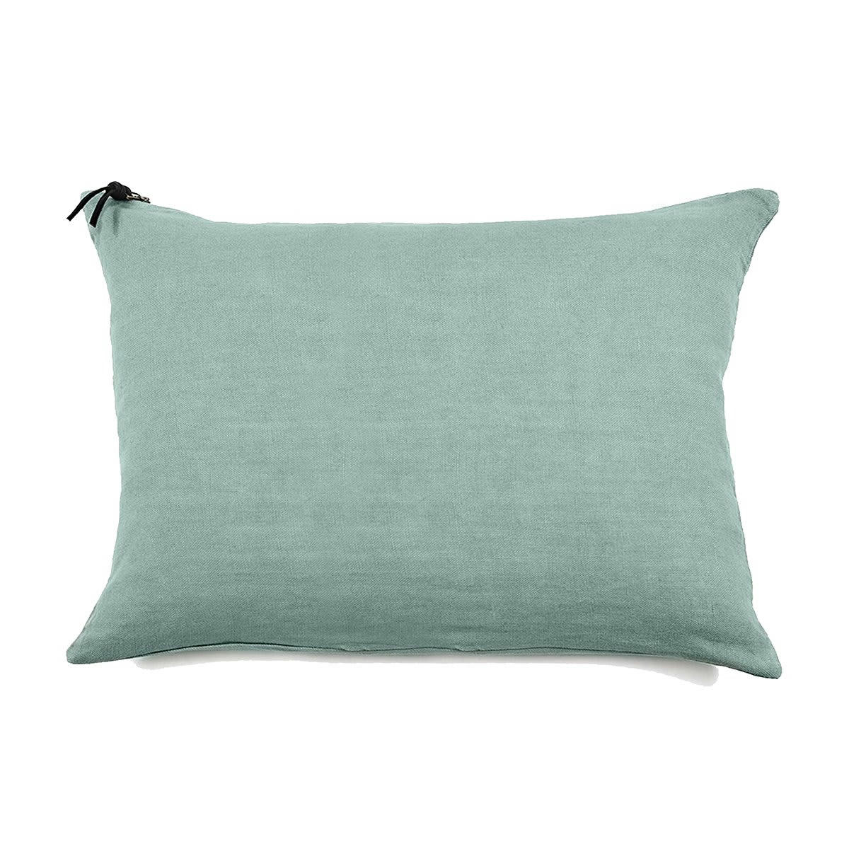 L'ESSENTIEL - Coussin Lin pur lavé Vert d'eau 50x70