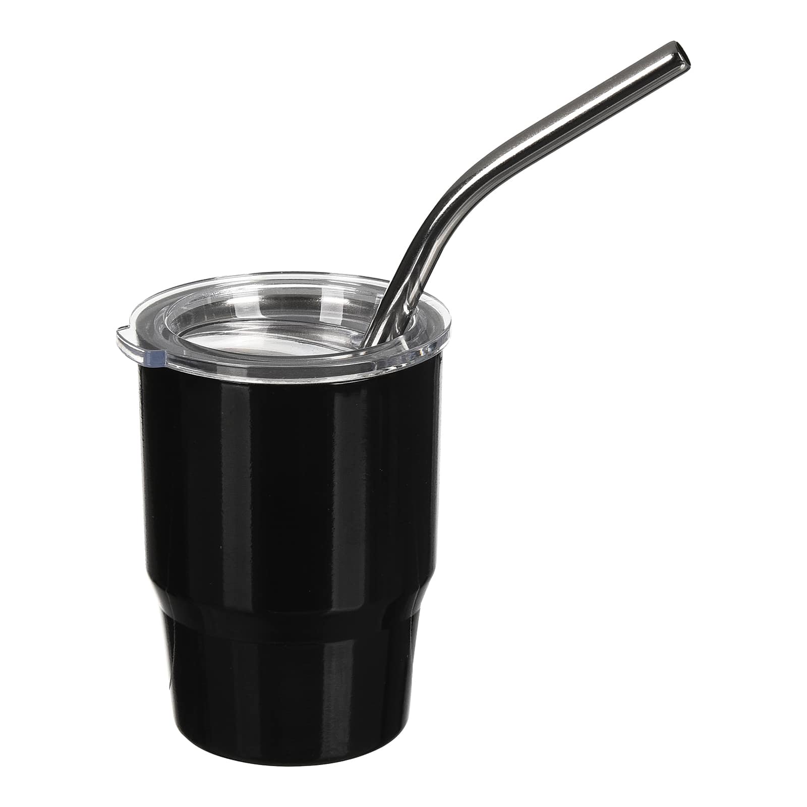 To Go-Trinkbecher Mini Schwarz, ⌀ 5 cm, H 75 mm