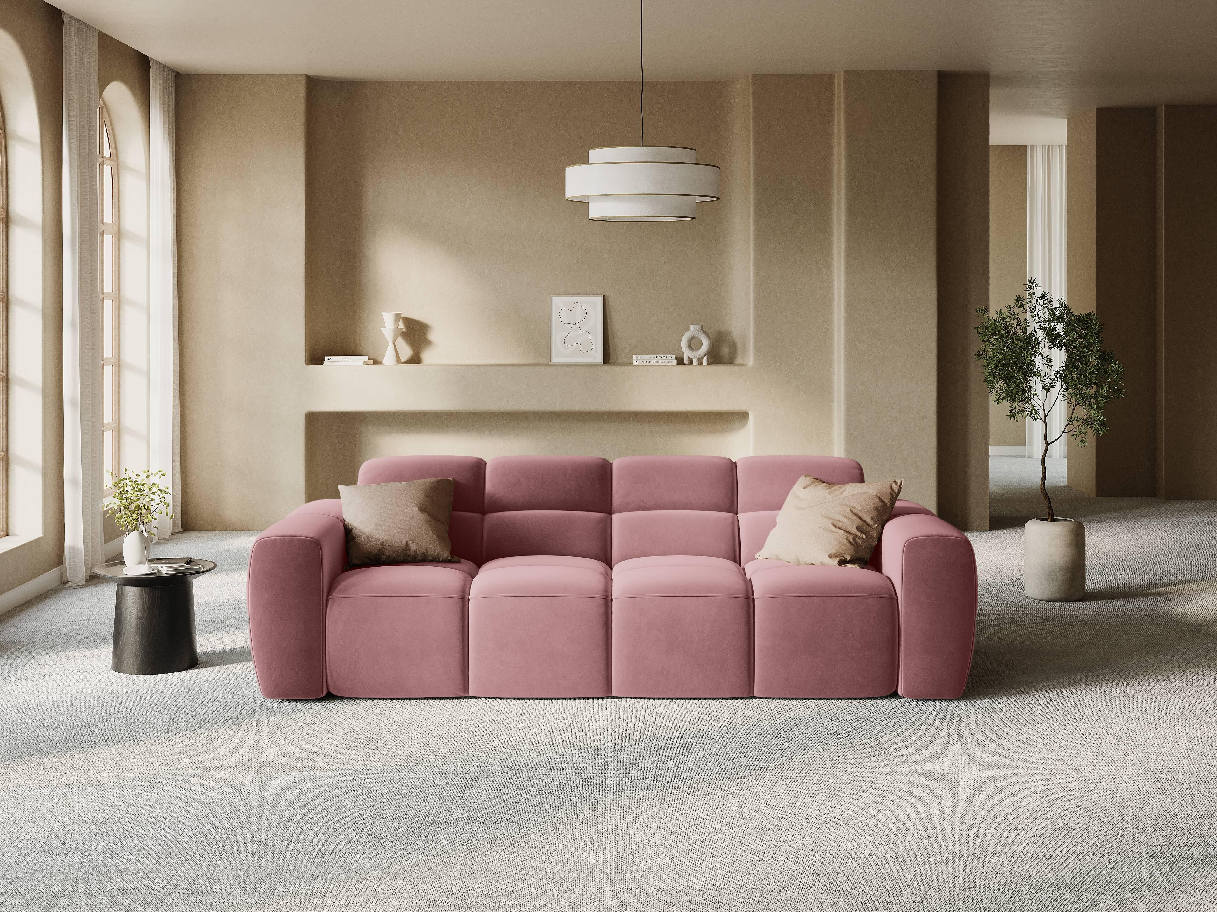 4-zitsbank Lisa velvet