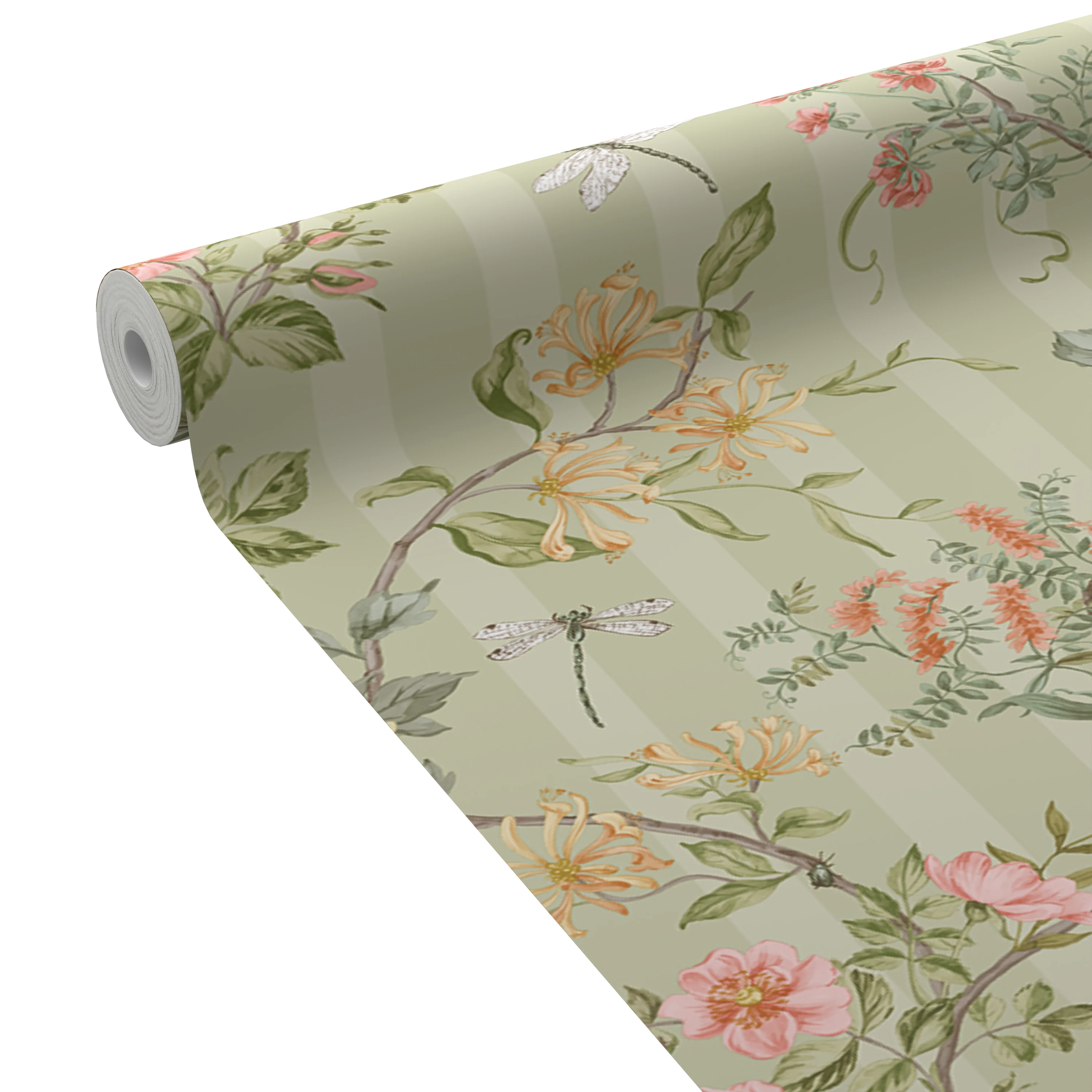 HOLDEN DECOR Papier peint intissé CAMBERLEY vert de gris