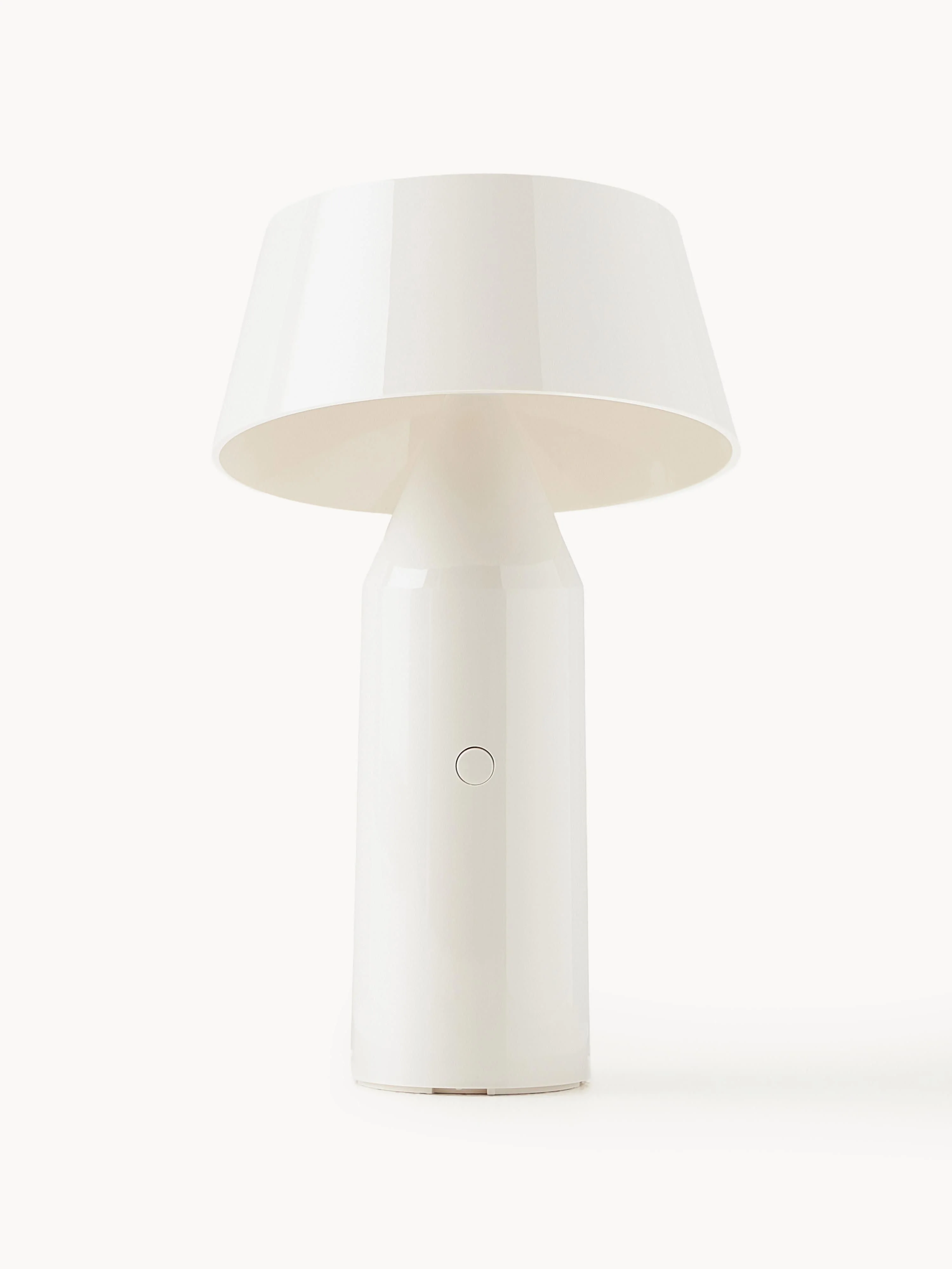 Mobile LED-Tischlampe Bicoca mit verstellbarem Lampenschirm, dimmbar
