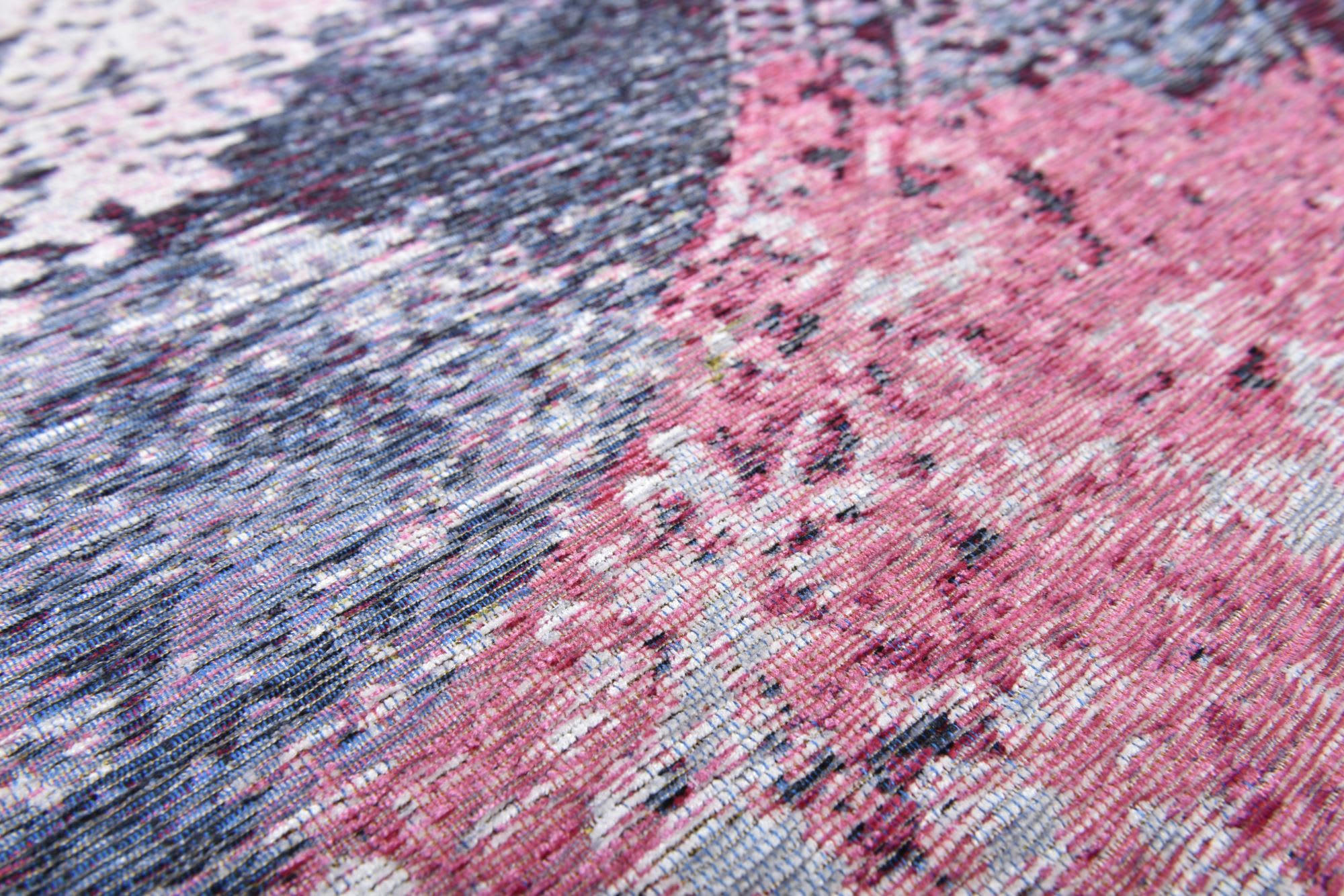 COSIMA - Tapis salon tissé plat - multicolore Diam 100 cm