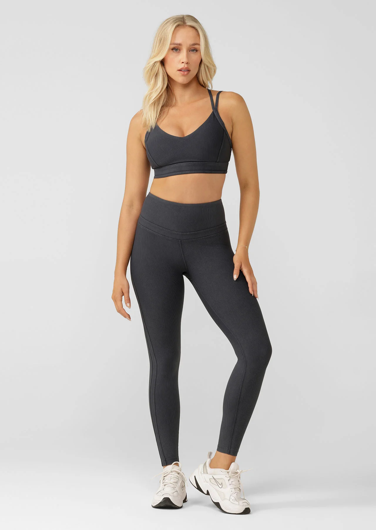 Stride Washed Rib Full Length Leggings