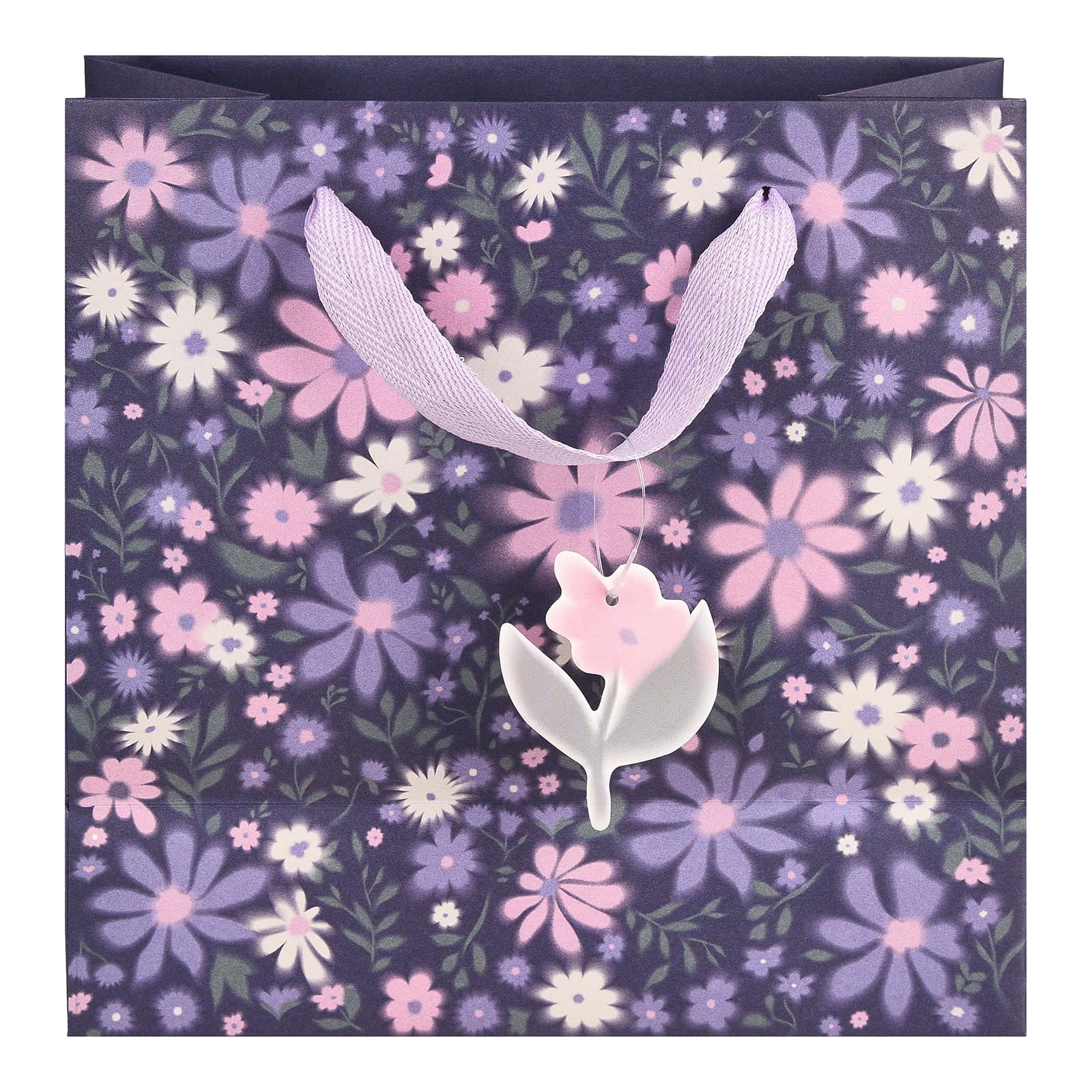 Geschenktüte Flora Violett,B 200 x H 200 x T 100 mm