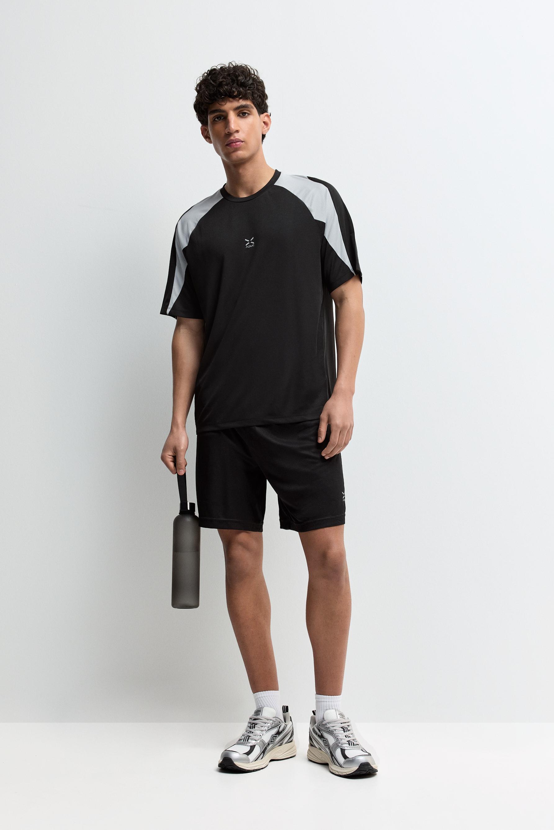 Camiseta deportiva color block