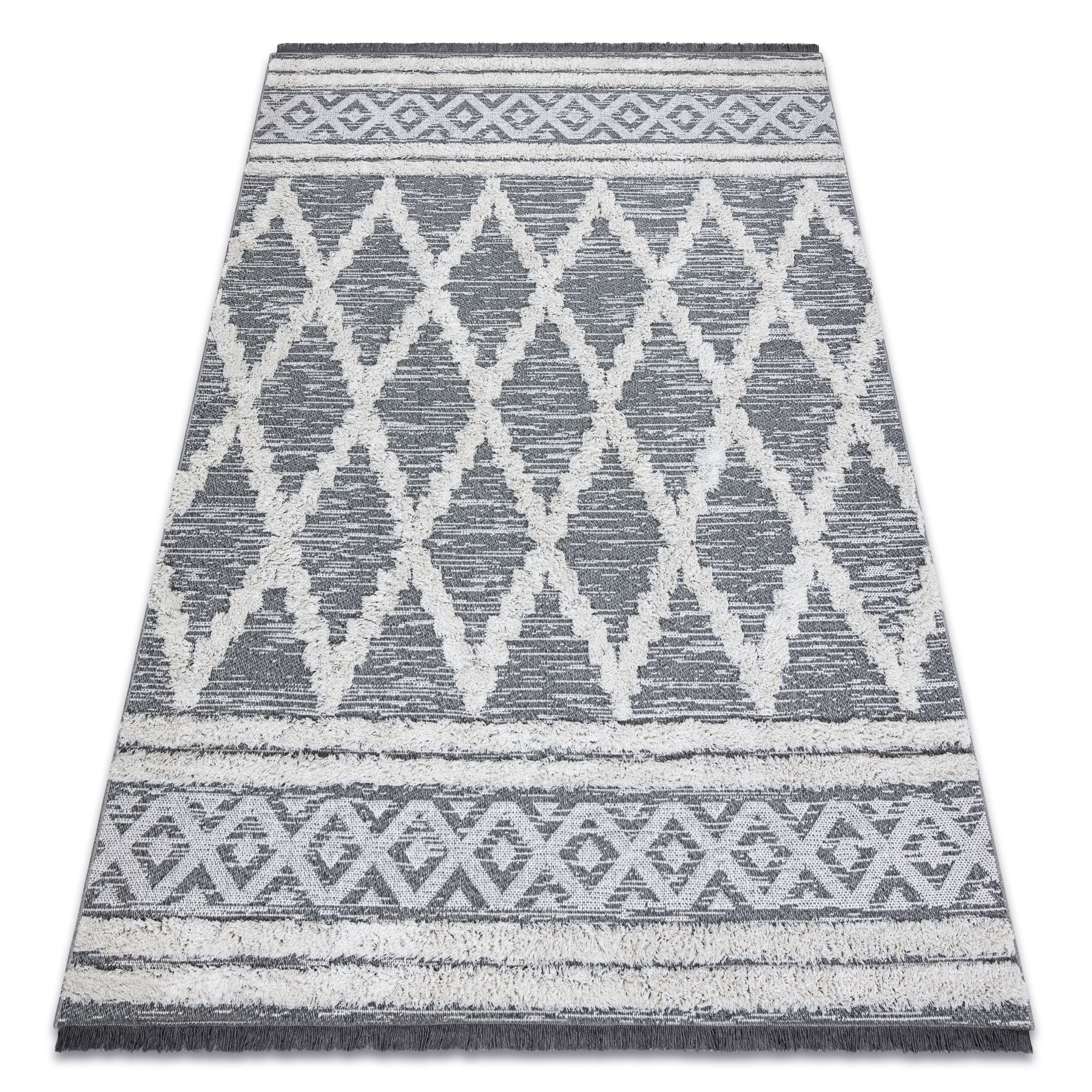 Dywan MOROC Romby 22297 Ekologiczny, EKO SIZAL frędzle - dwa 78x150 cm