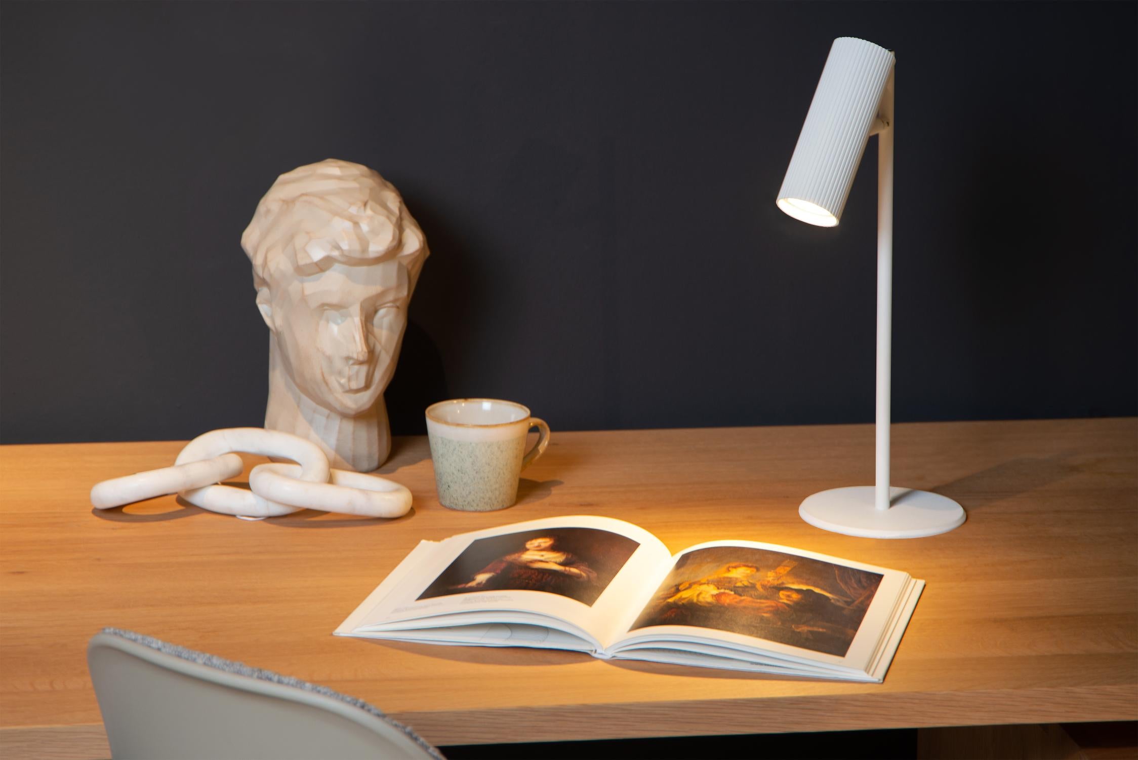 Lucide bureaulamp CLUBS - 1xGU10 - Wit