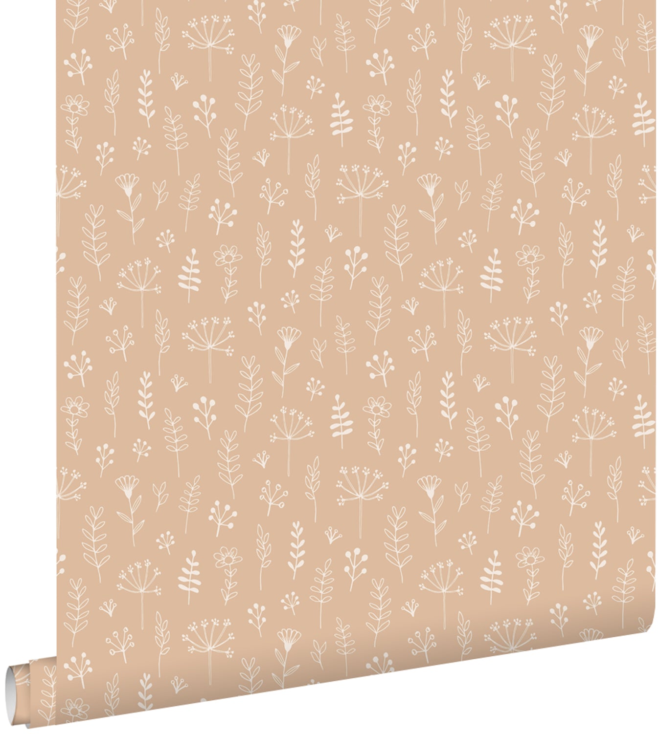 ESTAhome behang bloemmotief licht terracotta - 53 cm x 10.05 m - 139753