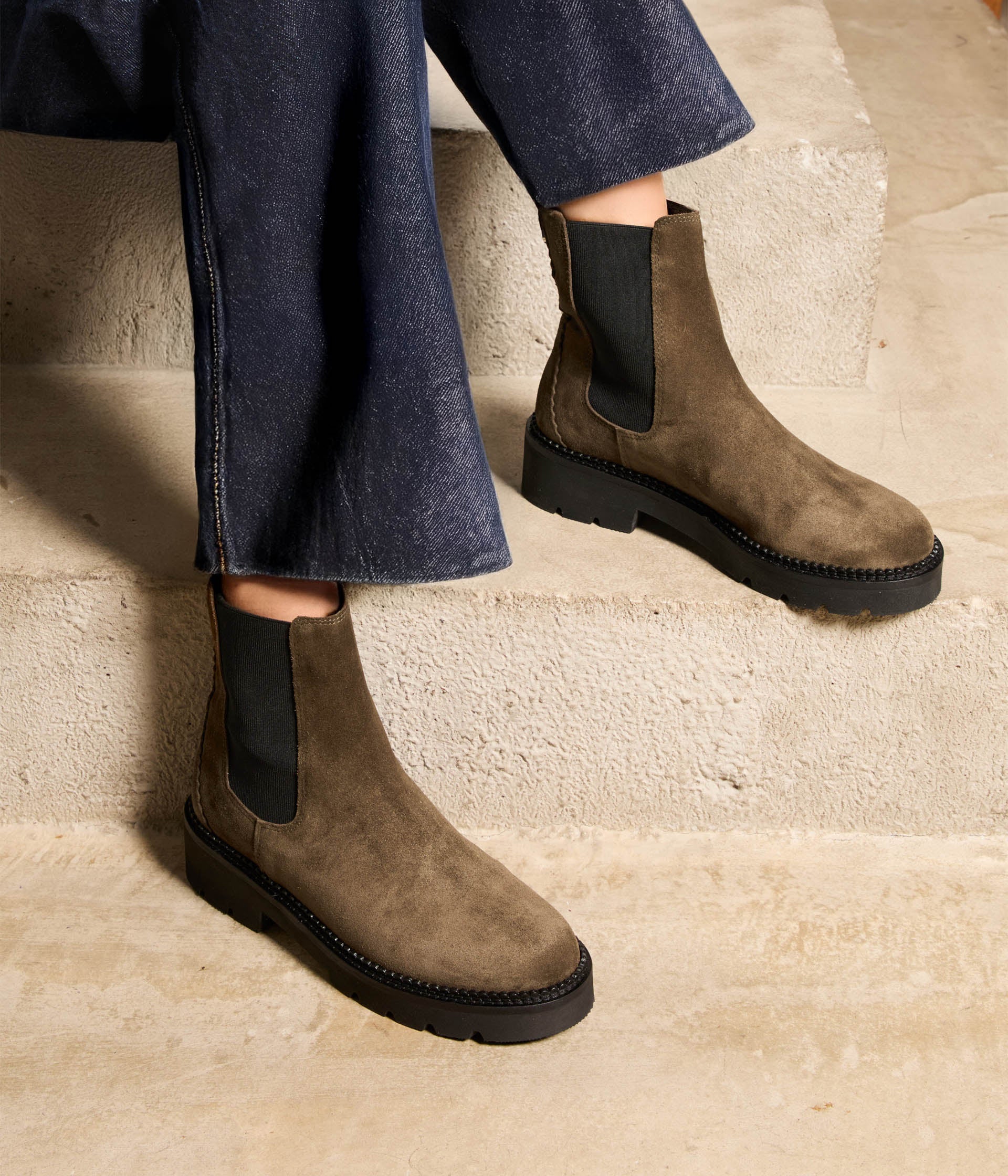 Chelsea boots kaki Hera