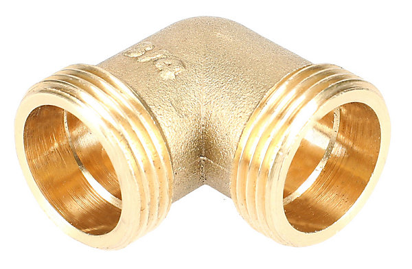 Coude double mâle 20x27 - GARIS - D20004B