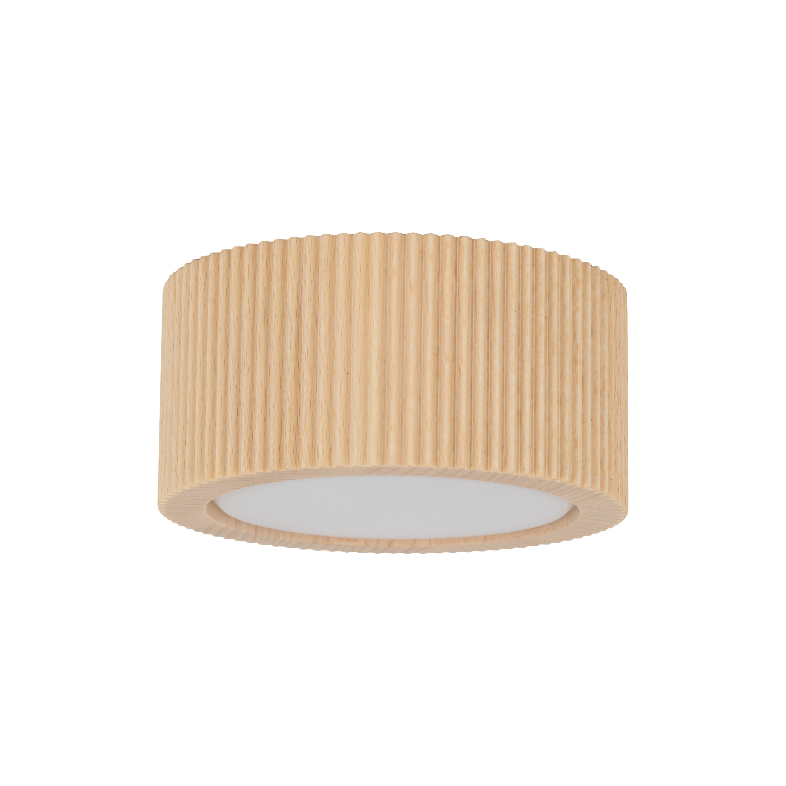Drewniany Ryflowany Spot Tuba Natynkowa Tk Lighting Eve Corte Skandynawski