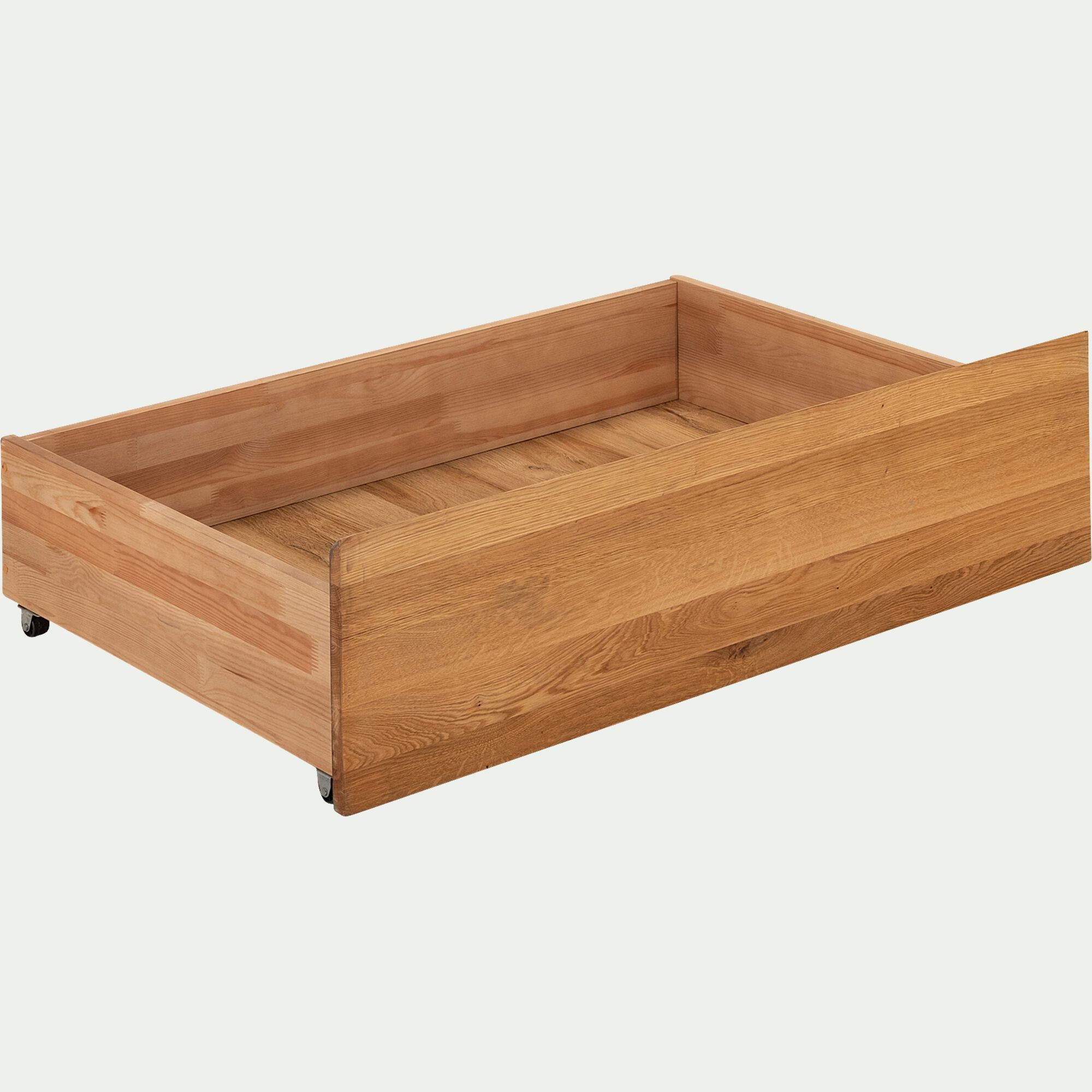 RENO - Lot de deux tiroirs de rangement en bois pour lit RENO - bois clair