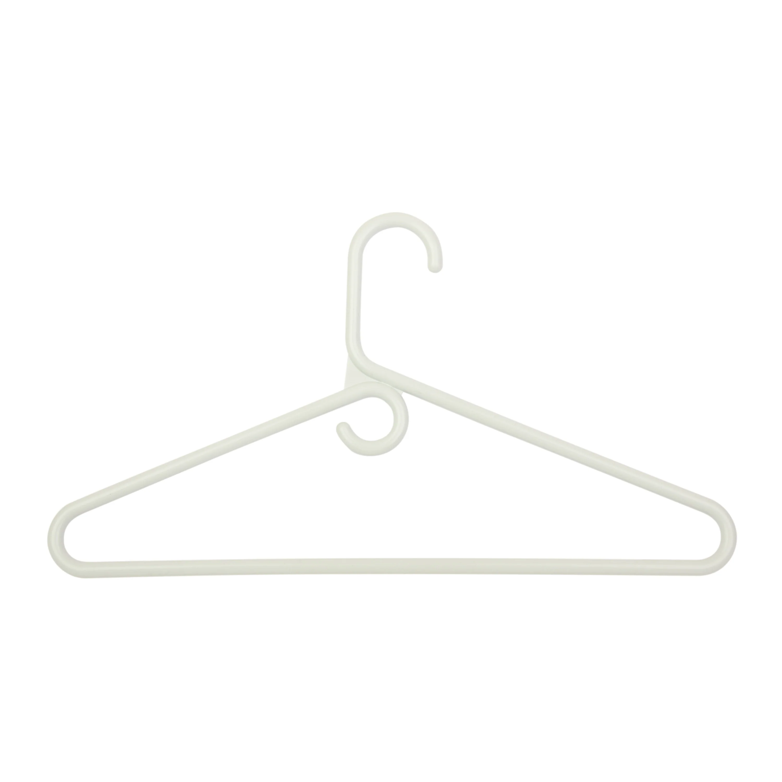 Honey-Can-Do White Plastic Heavy-Duty Tubular Hangers (18-Pack)