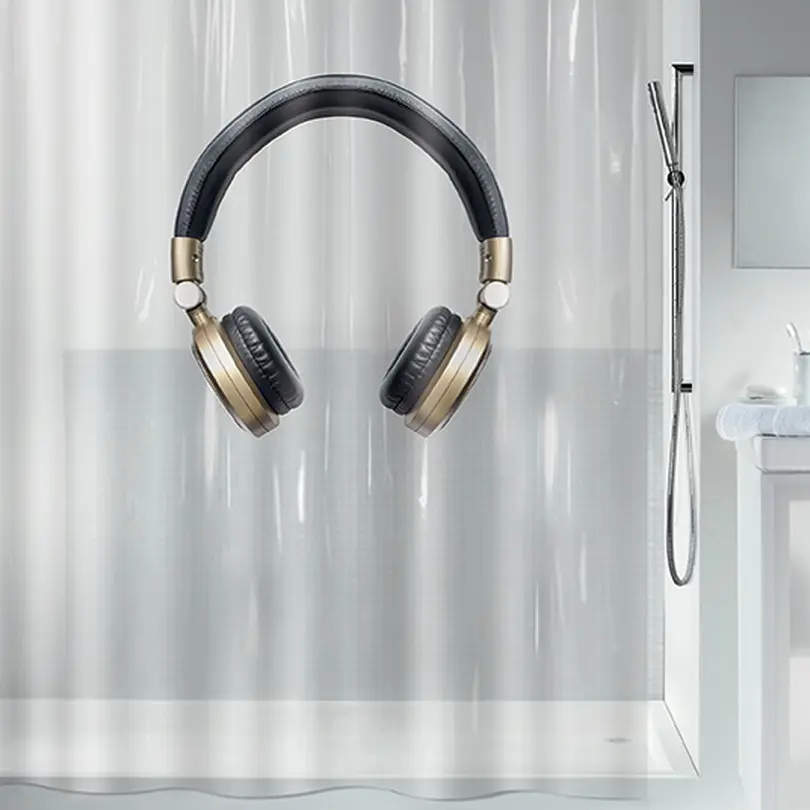 Duschvorhang Headphone