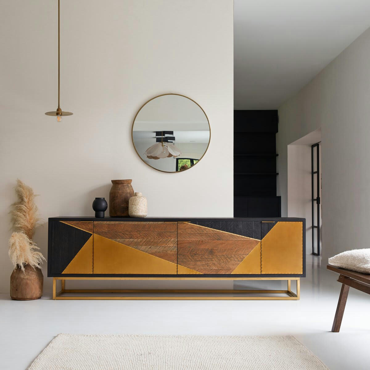 OSCAR - Meuble TV en chêne 240 cm