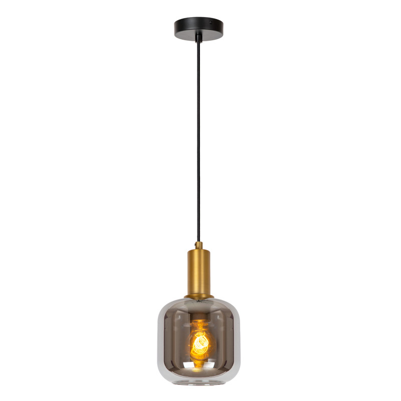 Suspension Joanet fumée Ø 16 cm E27 40 W LUCIDE